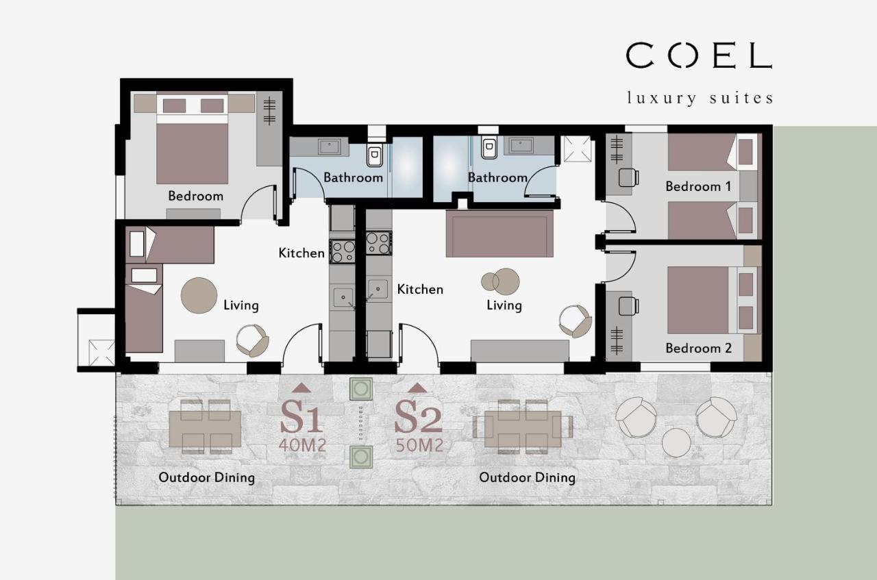 Coel Luxury Suites By Rentalspro Services - Potidea Halkidiki Неа Потидея Екстериор снимка